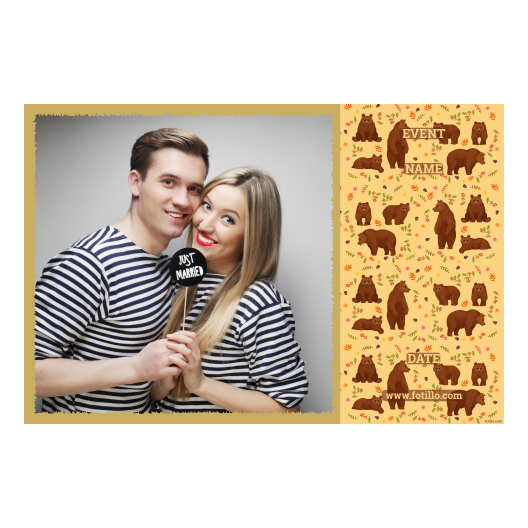 Grizli + niedźwiedzie + 408 złoty z tekstem Grizli + niedźwiedzie + 408 złoty z tekstem