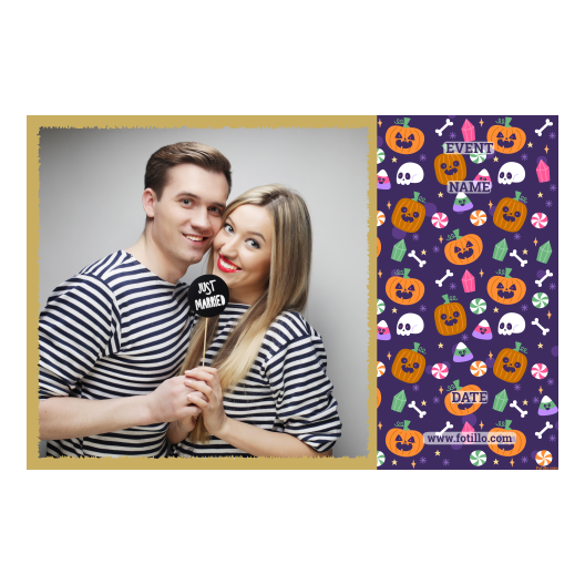 Halloweenowa dynia + kolaż + 408 złoty z tekstem Halloweenowa dynia + kolaż + 408 złoty z tekstem