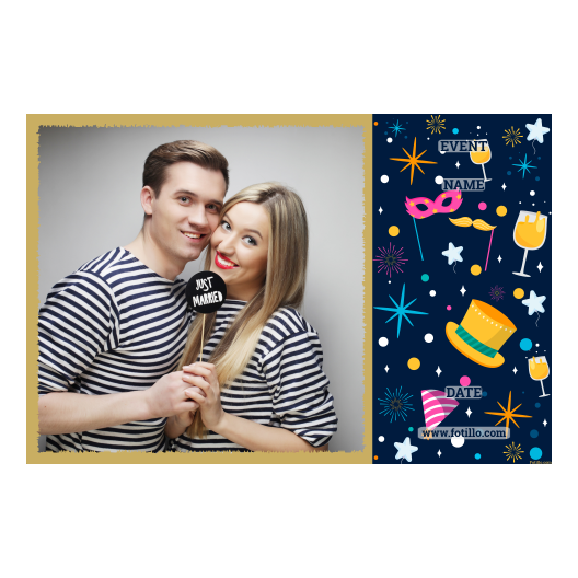 Przyjęcie sylwestrowe + Fajerwerki, gwiazdy + 408 złoty z tekstem Przyjęcie sylwestrowe + Fajerwerki, gwiazdy + 408 złoty z tekstem