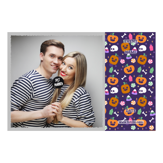 Halloweenowa dynia + kolaż + 408 z tekstem Halloweenowa dynia + kolaż + 408 z tekstem