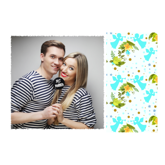 Pierwsza Komunia Święta + Kwiaty, anioły + 408 biały Pierwsza Komunia Święta + Kwiaty, anioły + 408 biały