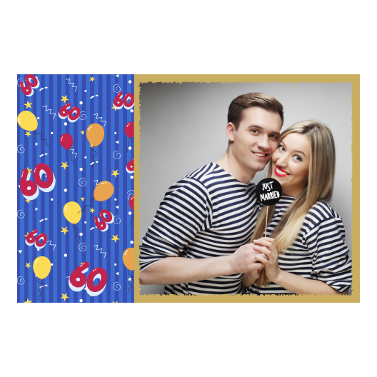 Sześćdziesiątka + balony + 409 złoty Sześćdziesiątka + balony + 409 złoty