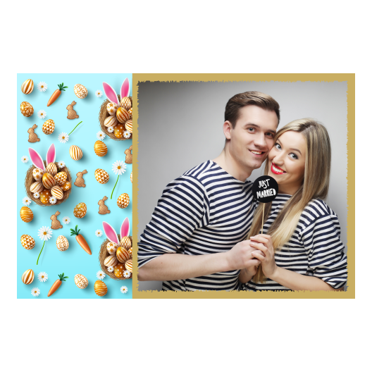 Easter Bunny + easter eggs + 409 gold Easter Bunny + easter eggs + 409 gold