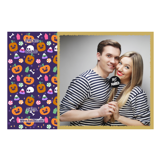 Halloweenowa dynia + kolaż + 409 złoty z tekstem Halloweenowa dynia + kolaż + 409 złoty z tekstem