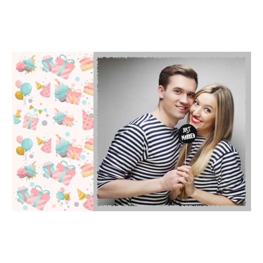 Birthday Party + collage + 409 silver