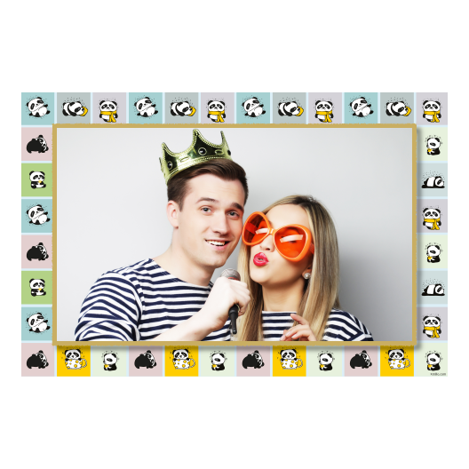 Panda's Day + collage + 410 gold Panda's Day + collage + 410 gold