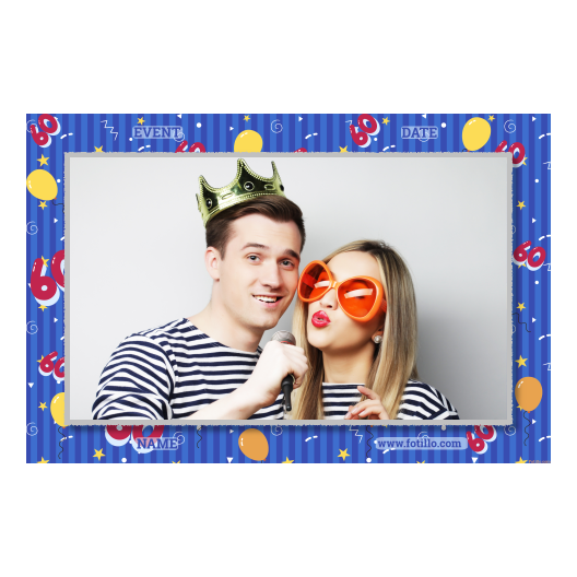 Sześćdziesiątka + balony + 410 z tekstem Sześćdziesiątka + balony + 410 z tekstem