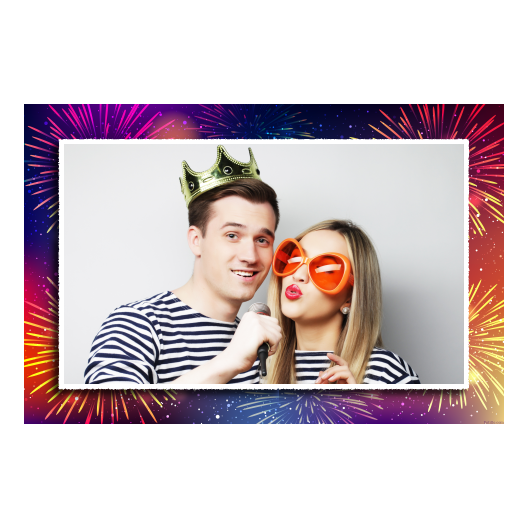 Tło sylwestrowe + fajerwerki + 410 biały Tło sylwestrowe + fajerwerki + 410 biały