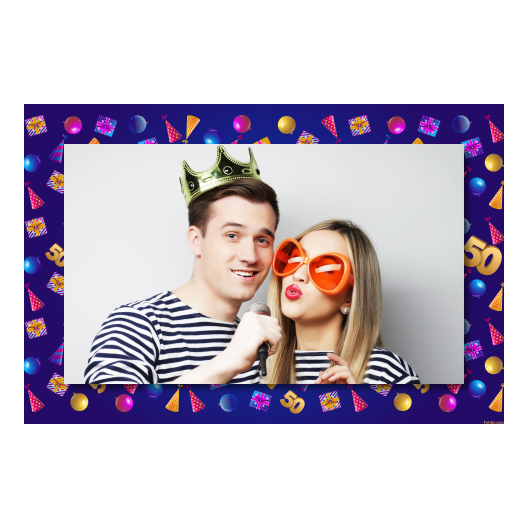 Pięćdziesiątka + balony i prezenty + 410 brak ramki Pięćdziesiątka + balony i prezenty + 410 brak ramki