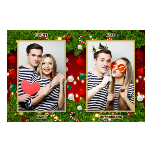 Ozdoby świąteczne + kwiaty i bombki + 411 złoty z tekstem Ozdoby świąteczne + kwiaty i bombki + 411 złoty z tekstem