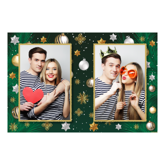 Bożonarodzeniowe gwiazdy + bombki, model 411 złoty Bożonarodzeniowe gwiazdy + bombki, model 411 złoty