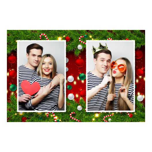 Ozdoby świąteczne + kwiaty i bombki + 411 biały Ozdoby świąteczne + kwiaty i bombki + 411 biały