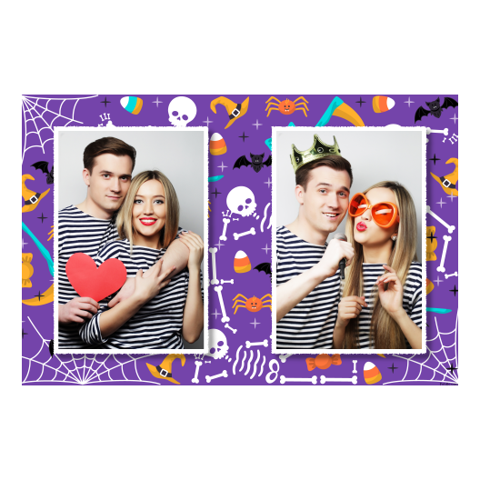 Halloween Party + skeletons + 411 white