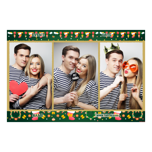 Boże Narodzenie + kwiaty i bombki + 412 złoty z tekstem Boże Narodzenie + kwiaty i bombki + 412 złoty z tekstem