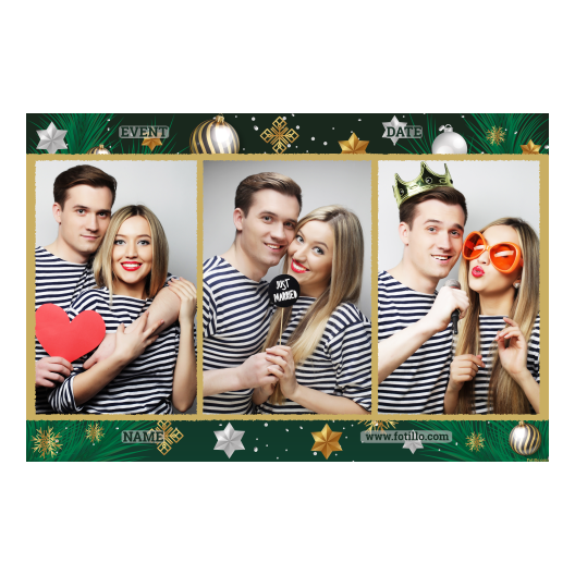 Bożonarodzeniowe gwiazdy + bombki, model 412 złoty z tekstem Bożonarodzeniowe gwiazdy + bombki, model 412 złoty z tekstem