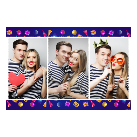 Pięćdziesiątka + balony i prezenty + 412 biały Pięćdziesiątka + balony i prezenty + 412 biały