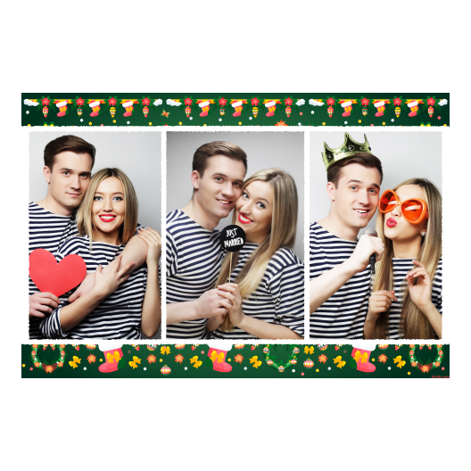 Boże Narodzenie + kwiaty i bombki + 412 biały Boże Narodzenie + kwiaty i bombki + 412 biały