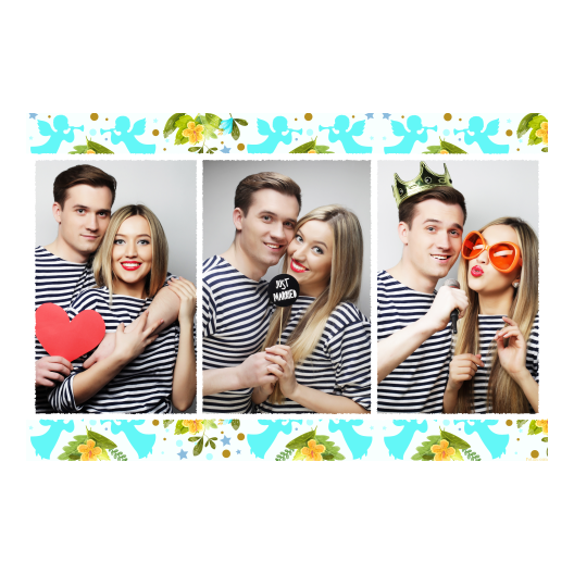 Pierwsza Komunia Święta + Kwiaty, anioły + 412 biały