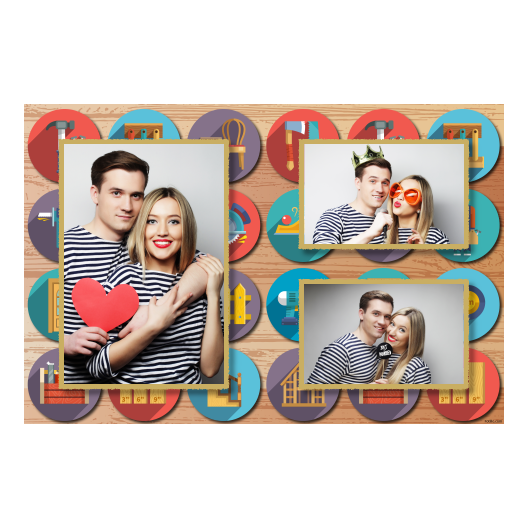 Carpenter's Day + collage + 413 gold Carpenter's Day + collage + 413 gold