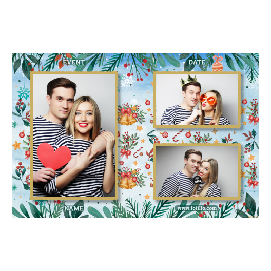 Dzwoneczki świąteczne + dekoracje + 413 złoty z tekstem Dzwoneczki świąteczne + dekoracje + 413 złoty z tekstem