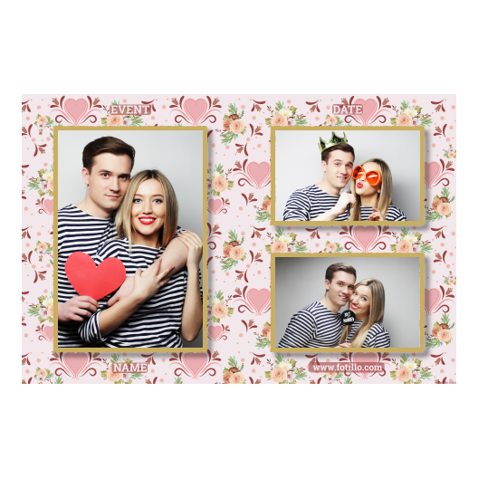 Wesele + kwiaty i serca + 413 złoty z tekstem Wesele + kwiaty i serca + 413 złoty z tekstem