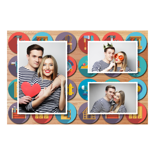 Carpenter's Day + collage + 413 white Carpenter's Day + collage + 413 white