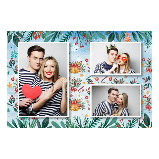 Dzwoneczki świąteczne + dekoracje + 413 biały Dzwoneczki świąteczne + dekoracje + 413 biały