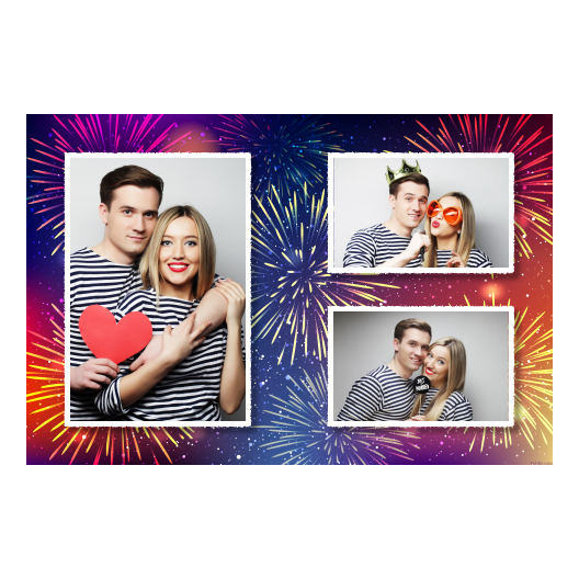 Tło sylwestrowe + fajerwerki + 413 biały Tło sylwestrowe + fajerwerki + 413 biały