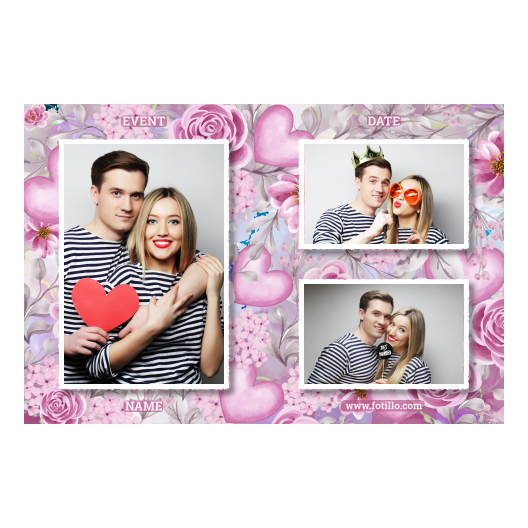 hearts + 413 white hearts + 413 white