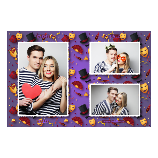 Dzień Teatru + maski + 413 biały z tekstem Dzień Teatru + maski + 413 biały z tekstem