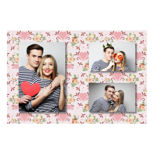 Wesele + kwiaty i serca + 413 brak ramki Wesele + kwiaty i serca + 413 brak ramki