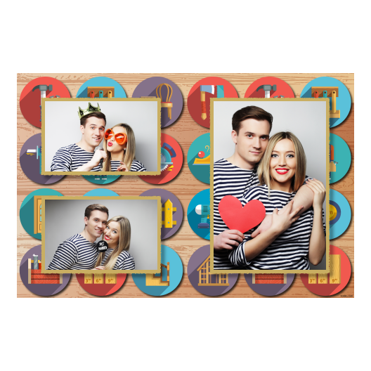 Carpenter's Day + collage + 414 gold Carpenter's Day + collage + 414 gold