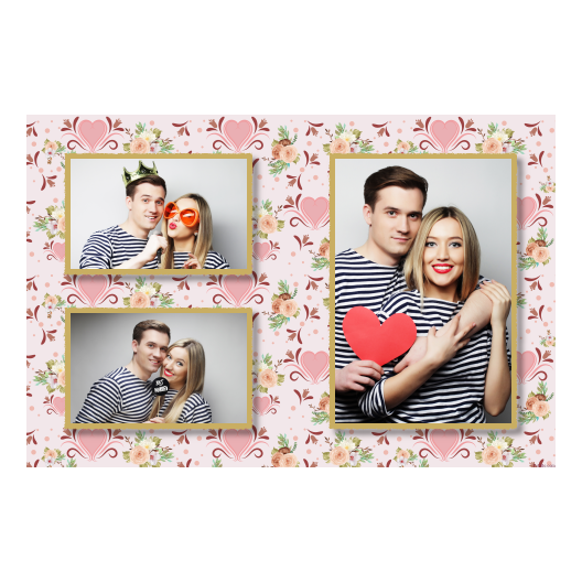 Wesele + kwiaty i serca + 414 złoty