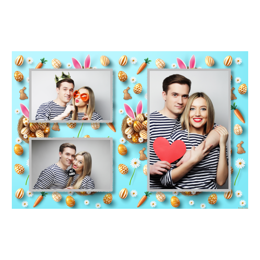 Easter Bunny + easter eggs + 414 silver