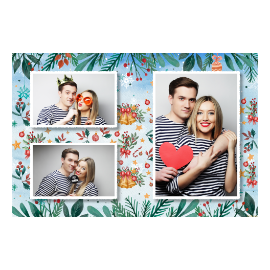 Dzwoneczki świąteczne + dekoracje + 414 biały Dzwoneczki świąteczne + dekoracje + 414 biały