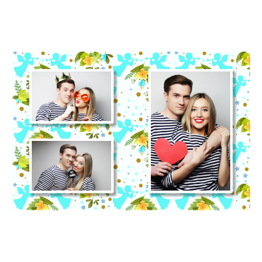 Pierwsza Komunia Święta + Kwiaty, anioły + 414 biały Pierwsza Komunia Święta + Kwiaty, anioły + 414 biały