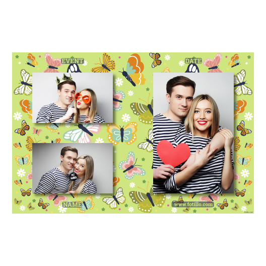 Template 414 consisting of 3 photos – Butterfly Day + butterflies - Image 8