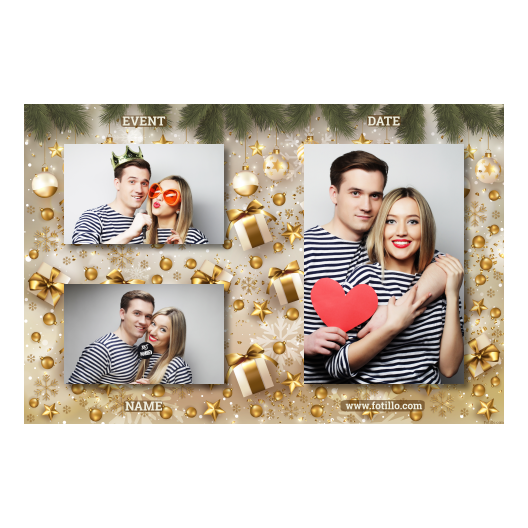 Prezenty świąteczne + bombki + 414 brak ramki z tekstem Prezenty świąteczne + bombki + 414 brak ramki z tekstem