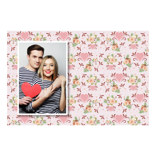 Wesele + kwiaty i serca + 415 biały Wesele + kwiaty i serca + 415 biały