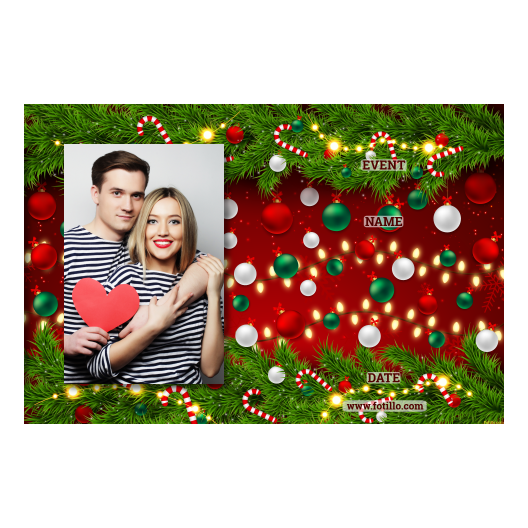 Ozdoby świąteczne + kwiaty i bombki + 415 brak ramki z tekstem Ozdoby świąteczne + kwiaty i bombki + 415 brak ramki z tekstem