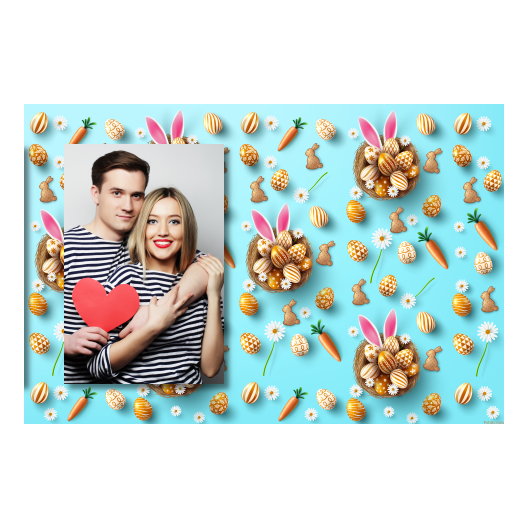 Easter Bunny + easter eggs + 415 no frame Easter Bunny + easter eggs + 415 no frame
