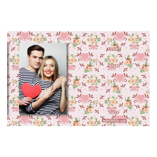 Wesele + kwiaty i serca + 415 brak ramki z tekstem Wesele + kwiaty i serca + 415 brak ramki z tekstem