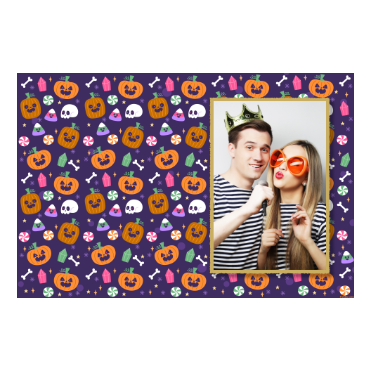 Halloweenowa dynia + kolaż + 416 złoty