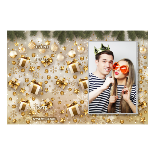 Prezenty świąteczne + bombki + 416 z tekstem Prezenty świąteczne + bombki + 416 z tekstem