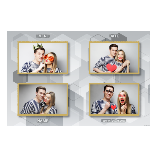 biznes + sześciokąty + 417 złoty z tekstem