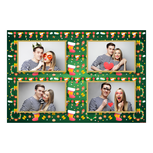 Boże Narodzenie + kwiaty i bombki + 417 złoty Boże Narodzenie + kwiaty i bombki + 417 złoty