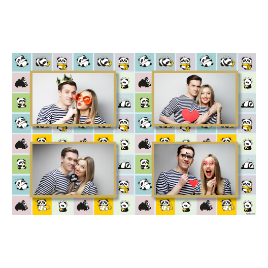 Panda's Day + collage + 417 gold Panda's Day + collage + 417 gold