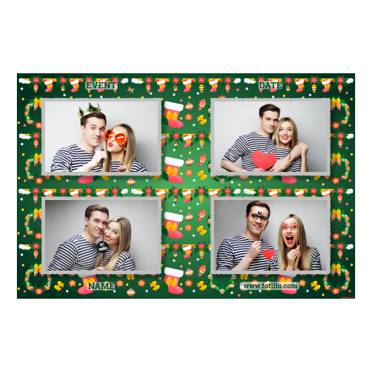 Boże Narodzenie + kwiaty i bombki + 417 z tekstem Boże Narodzenie + kwiaty i bombki + 417 z tekstem