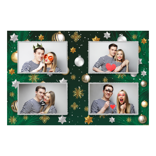 Bożonarodzeniowe gwiazdy + bombki, model 417 Bożonarodzeniowe gwiazdy + bombki, model 417