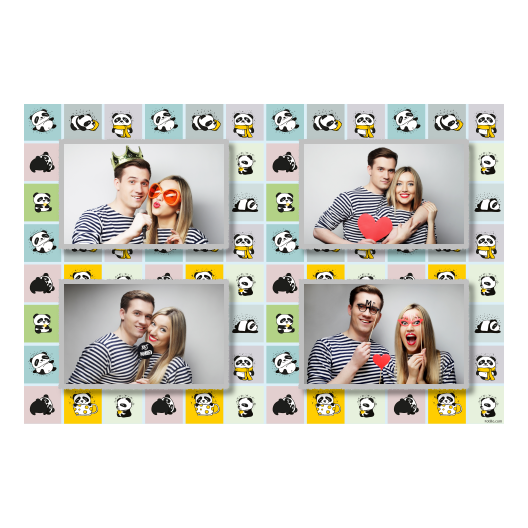 Panda's Day + collage + 417 silver Panda's Day + collage + 417 silver